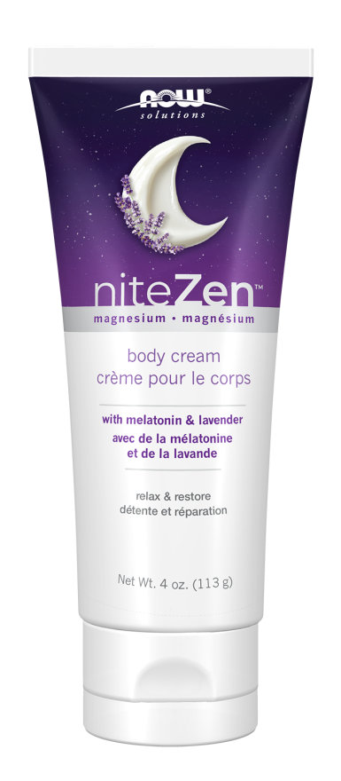 niteZen™ Magnesium Body Cream - 4 oz. Bottle Front