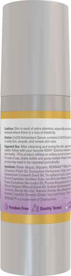 CoQ10 Antioxidant Serum - 1 fl. oz. Bottle Right