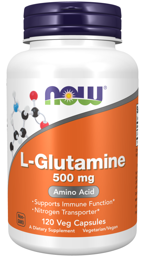L-Glutamine 500 mg - 120 Veg Capsules