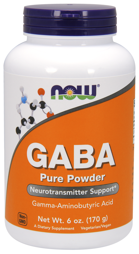 Bottle of GABA Powder - 6 oz.