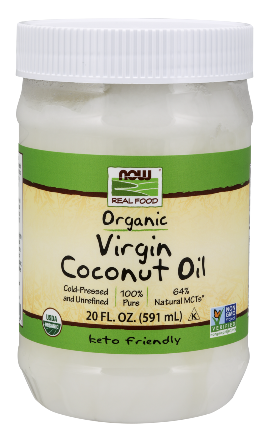 Organic Virgin Coconut Oil Cooking Oil NOW Foods