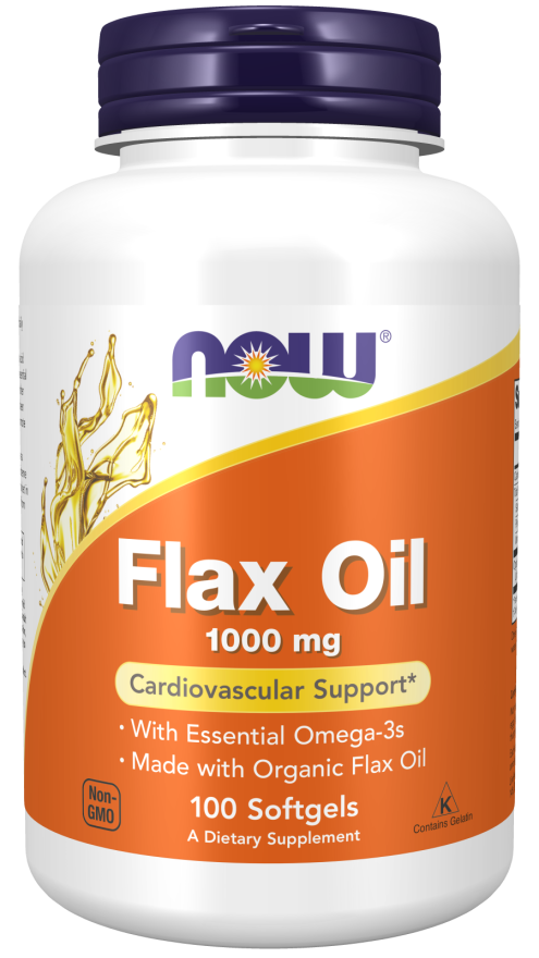 Flax Oil 1000 mg - 100 Softgels