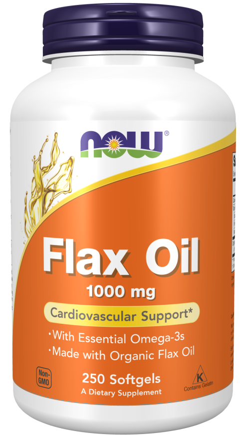 Flax Oil 1000 mg - 250 Softgels