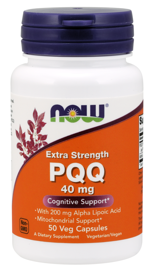 PQQ, Extra Strength 40 mg Veg Capsules NOW Foods