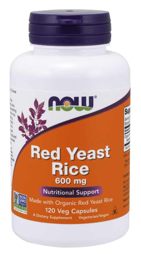 Ryż czerwony drożdżowy 600 mg - 120 kapsułek wegetariańskich
