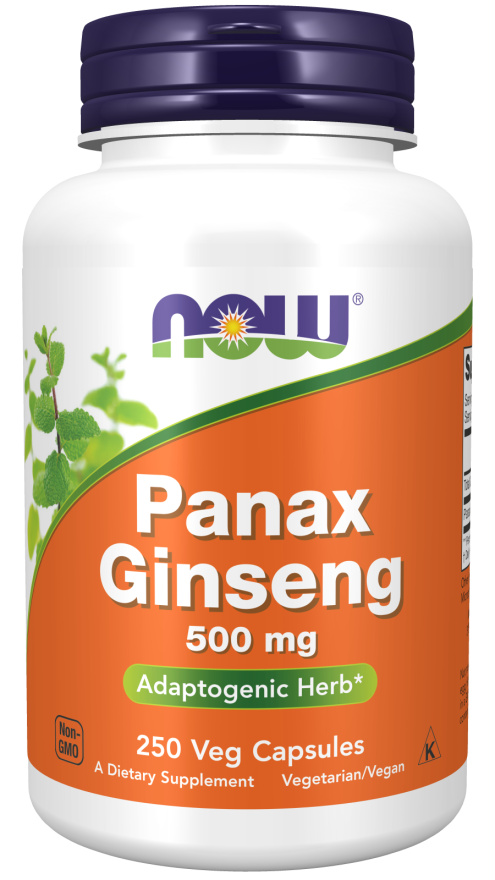 Panax Ginseng 500 mg - 250 Veg Capsules