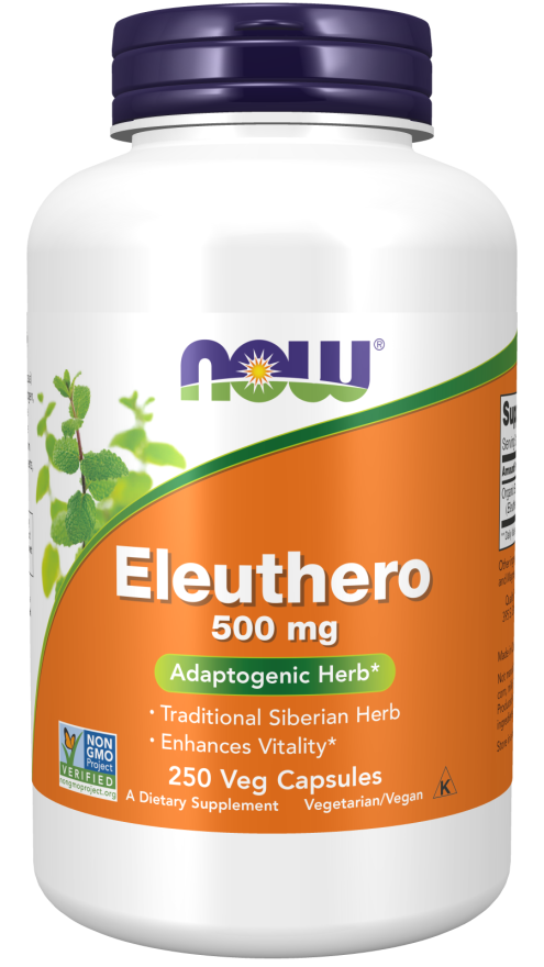 Eleuthero 500 mg - 250 Veg Capsules