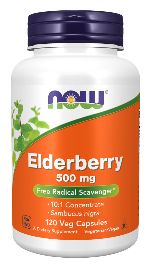 Elderberry 500 mg - 120 Veg Capsules