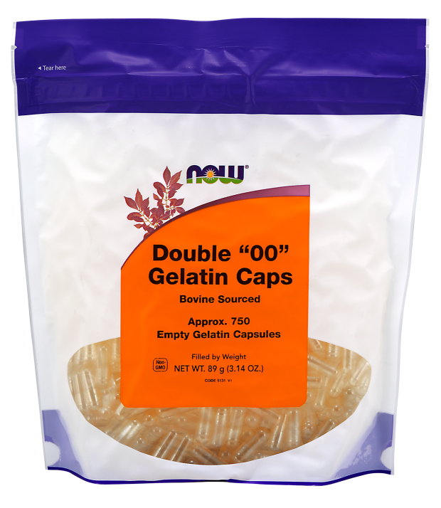 Gelatin Caps 750 Empty Gelatin Capsules NOW Supplements