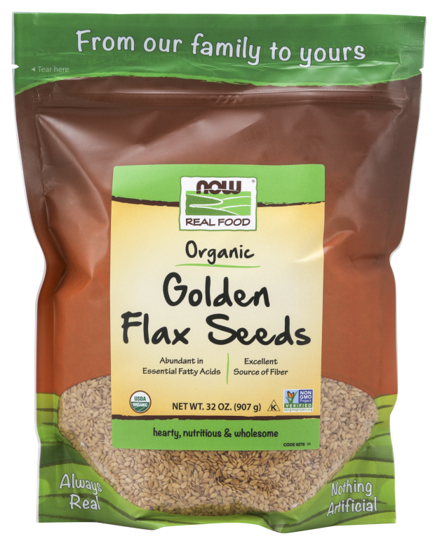 Golden Flax Seeds NOW Foods