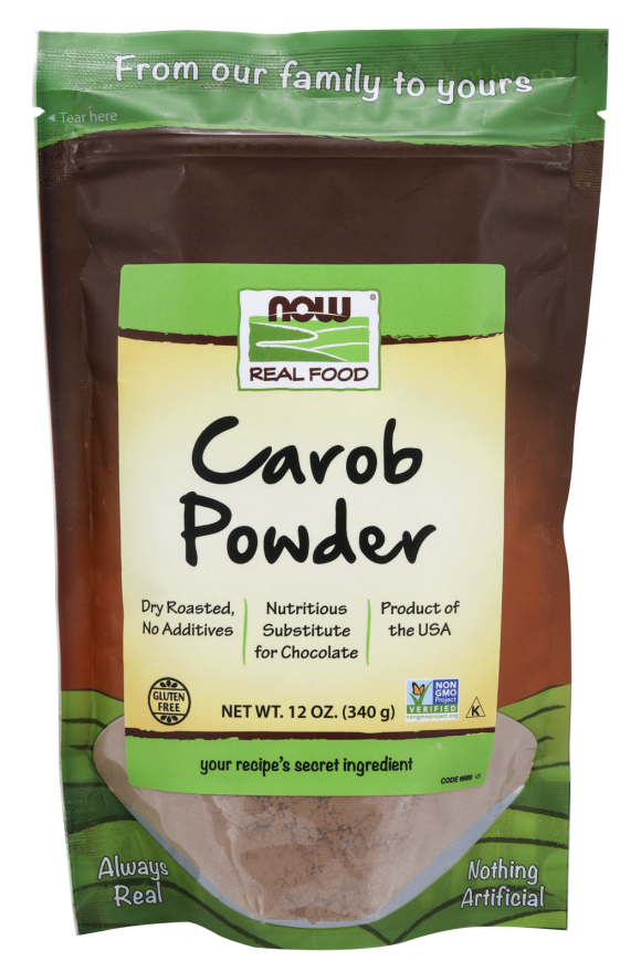 Carob Powder Dry Roasted NOW Real Food®