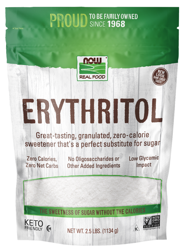 NOW Real Food® - Erythritol Natural Sweetener - NOW