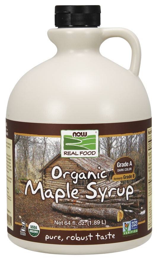 Organic Maple Syrup Grade B Pure Maple Syrup NOW Foods