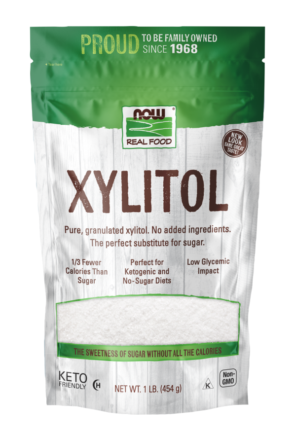 Xylitol Natural Sweetener NOW Foods