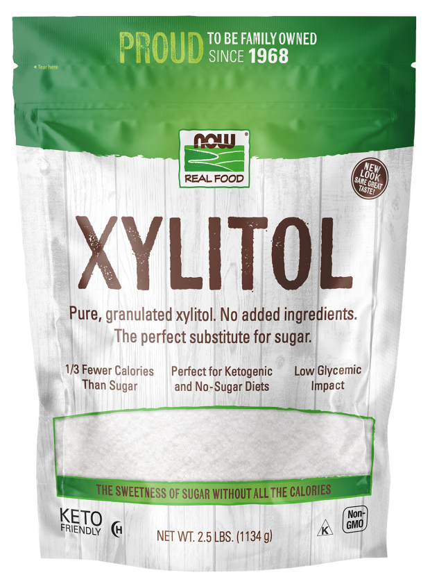 Xylitol Natural Sweetener NOW Foods