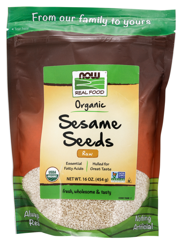 Organic Sesame Seeds Shop Organic & Raw NOW Foods