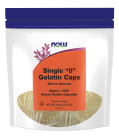 Empty Capsules, Gelatin, Single "0" - 1000 gel caps Bag