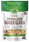 Pouch of Ginger Slices, Crystallized & Organic - 12 oz.
