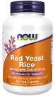 Red Yeast Rice 600 mg with CoQ10 30 mg - 120 Veg Capsules Bottle
