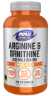 Arginine & Ornithine 500 mg / 250 mg - 250 Veg Capsules Bottle