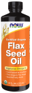 Flax Seed Oil Liquid, Organic - 24 fl. oz. Bottle