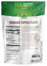 Tapioca Flour, Organic - 16 oz. Back Bag