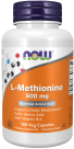 L-Methionine 500 mg - 100 Capsules Bottle Front