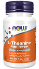 L-Theanine Powder, Pure - 1 oz. Bottle Front