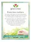 Peppermint Tea, Organic - 24 Tea Bags Box Back