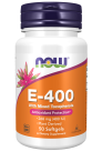 Vitamin E-400 With Mixed Tocopherols - 50 Softgels Bottle Front