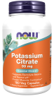 Potassium Citrate 99 mg - 180 Veg Capsules Bottle Front
