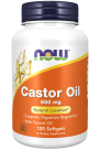 Castor Oil 650 mg - 120 Softgels Bottle Front