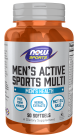 Men's Active Sports Multi - 90 Softgels Bottle Front