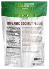 Coconut Flour, Organic - 16 oz. Bag Back