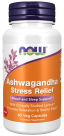 Ashwagandha Stress Relief - 60 Veg Capsules Bottle Front