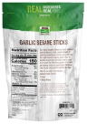 Garlic Sesame Sticks - 9 oz. Bag Back