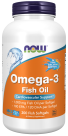 Omega-3, Molecularly Distilled - 200 Fish Softgels Bottle Front