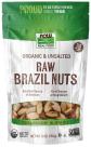 Brazil Nuts, Organic, Whole, Raw & Unsalted - 10 oz. Bag Front