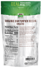 Pumpkin Seeds, Raw Organic - 12oz. Bag Back