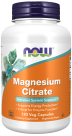 Magnesium Citrate - 120 Veg Capsules Bottle Front
