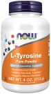 L-Tyrosine - 4 oz. Powder Bottle Front