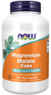 Magnesium Malate Caps - 180 Veg Capsules Bottle Front