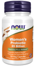Women's Probiotic 20 Billion - 50 Veg Capsules Bottle Front