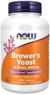  Brewer's Yeast 650 mg - 200 Tablets Bottle Front