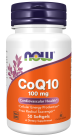 CoQ10 100 mg - 50 Softgels Bottle Front