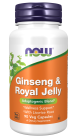Ginseng & Royal Jelly - 90 Veg Capsules Bottle Front