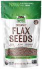 Flax Seeds, Organic - 16 oz. Bag Front