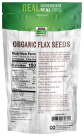 Flax Seeds, Organic - 16 oz. Bag Back