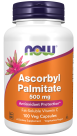 Ascorbyl Palmitate 500 mg - 100 Veg Capsules Bottle Front