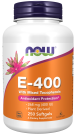 Vitamin E-400 With Mixed Tocopherols - 250 Softgels Bottle